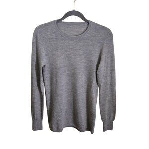 Isabel Marant No 1501 Cashmere Silk Light Gray Crewneck Sweater Size 42